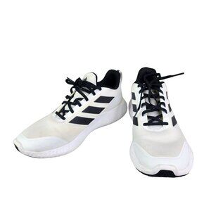 Mens White & Black Adidas Edge Gameday Sneaker Running Shoes Size 11